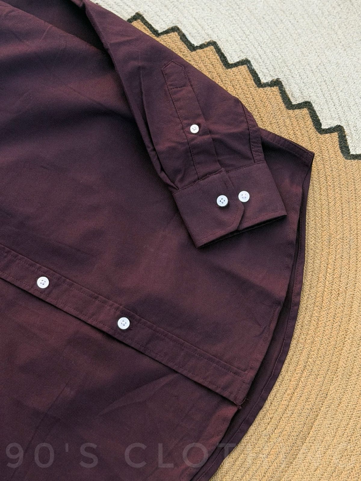 LACOSTE Burgundy Full sleeve shirt&nbsp;
