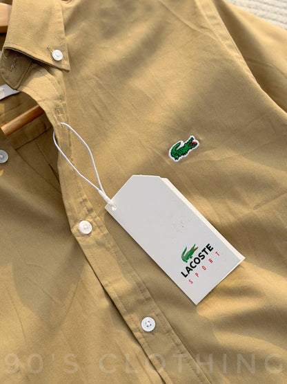LACOSTE Beige Full sleeve shirt