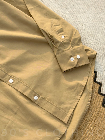 LACOSTE Beige Full sleeve shirt