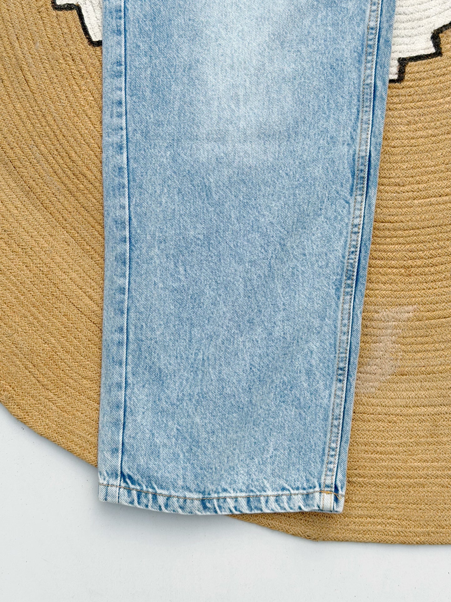 Baggy-Fit Light Wash Denim Pant