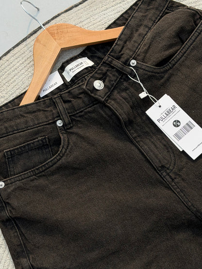Baggy-Fit Washed Graphite Denim Pant